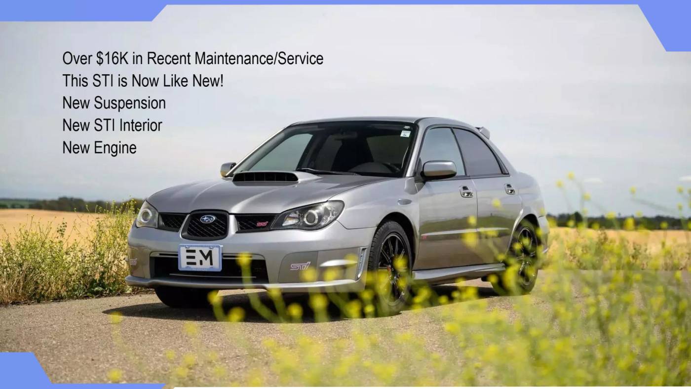 2007 Subaru Impreza WRX STI — Sedan — 137,489 mi — Sacramento, CA