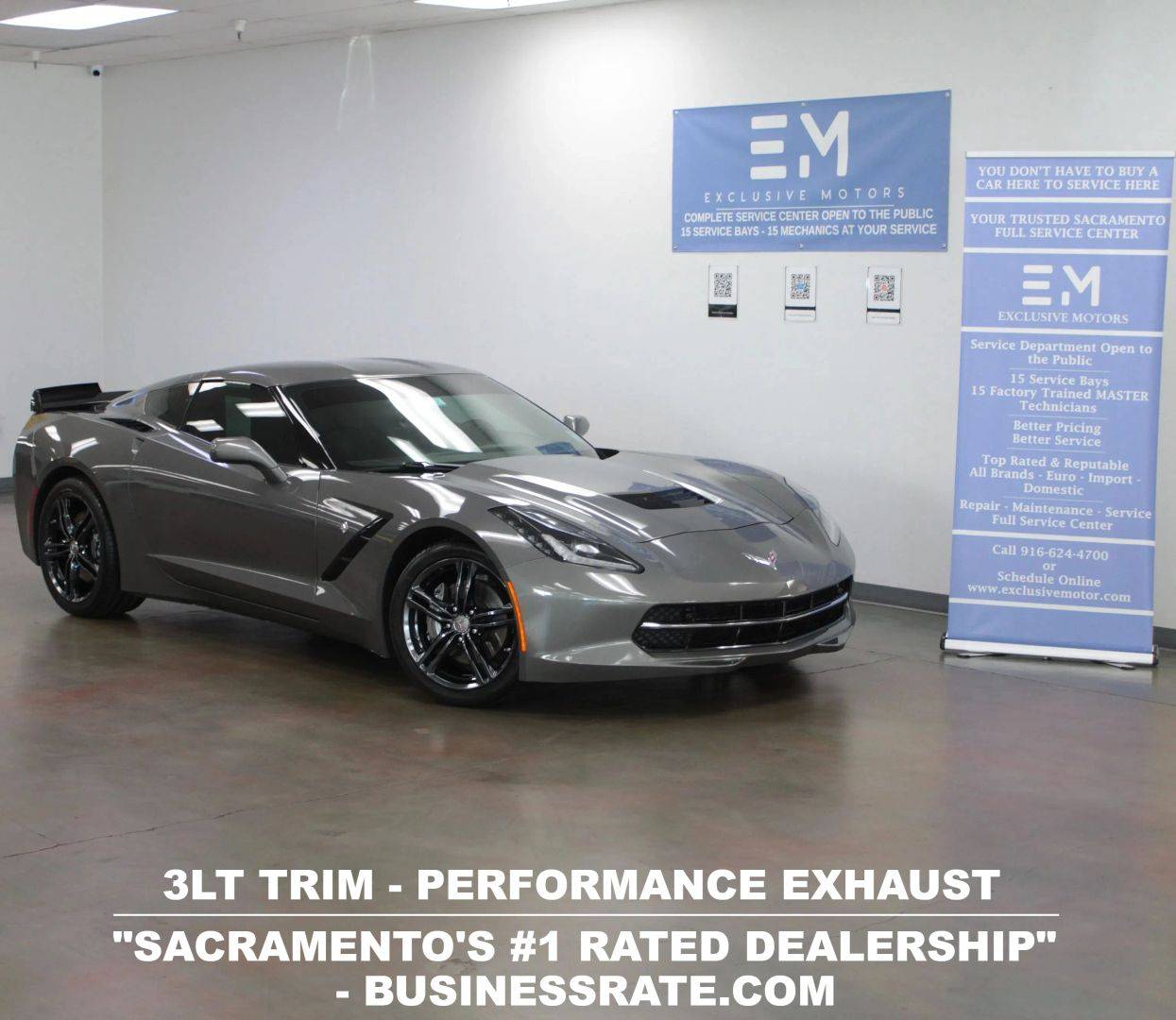 2016 Chevrolet Corvette 3LT — Coupe — 77,349 mi — Sacramento, CA