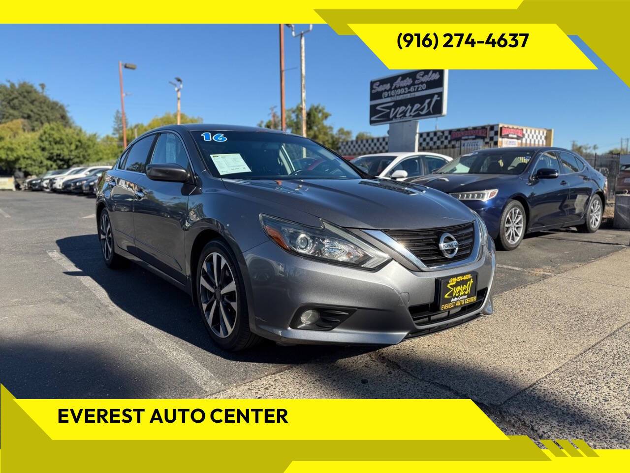 2016 Nissan Altima 2.5 SR — Sedan — 133,384 mi — Sacramento, CA