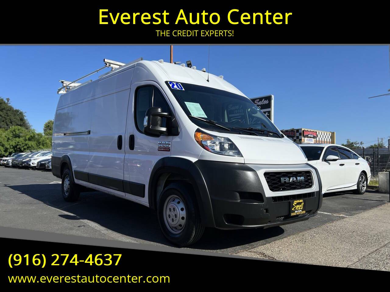 2020 Ram ProMaster Cargo Van 3500 — Cargo Van — 66,537 mi — Sacramento, CA