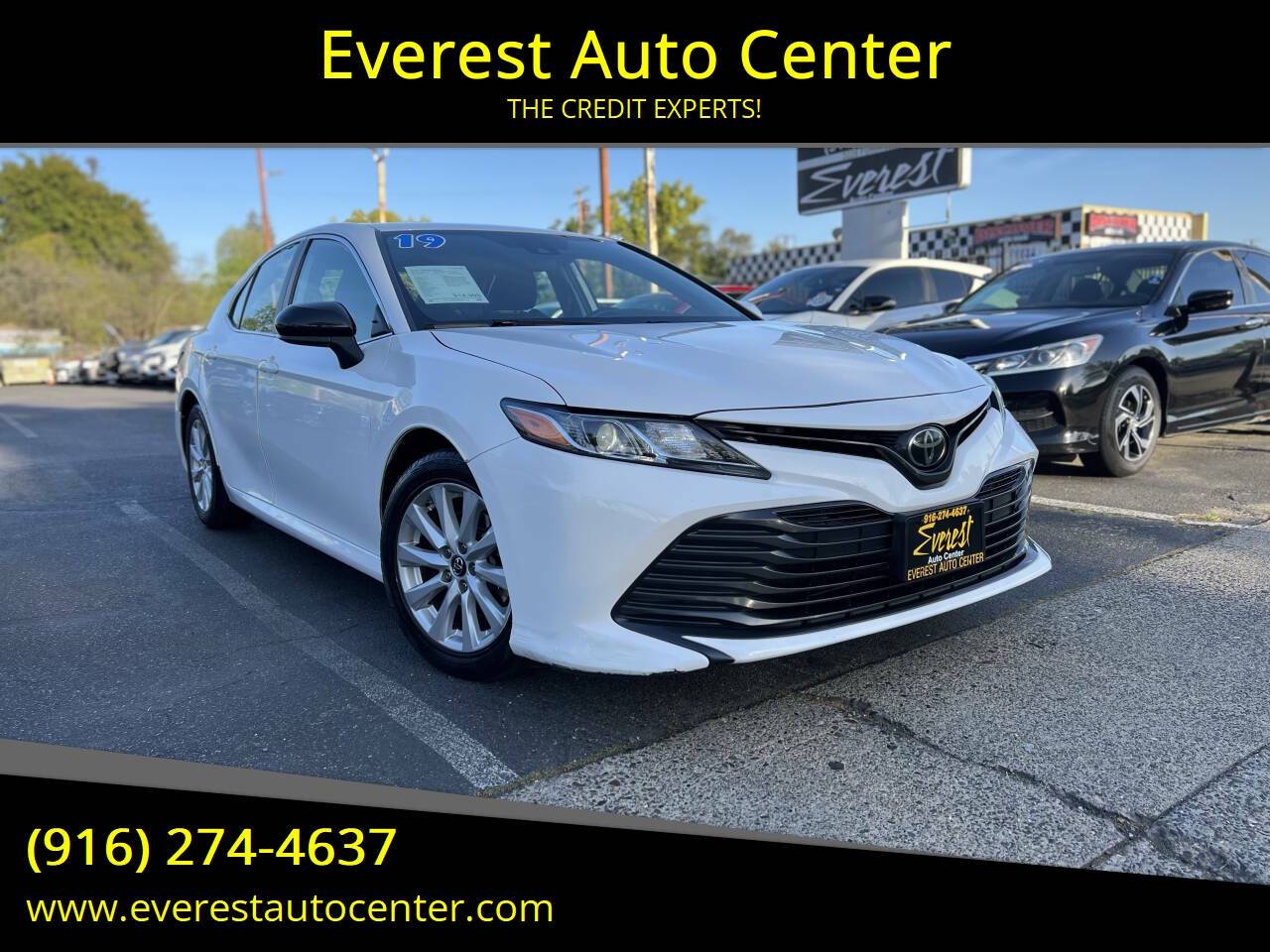 2019 Toyota Camry LE — Sedan — 128,947 mi — Sacramento, CA
