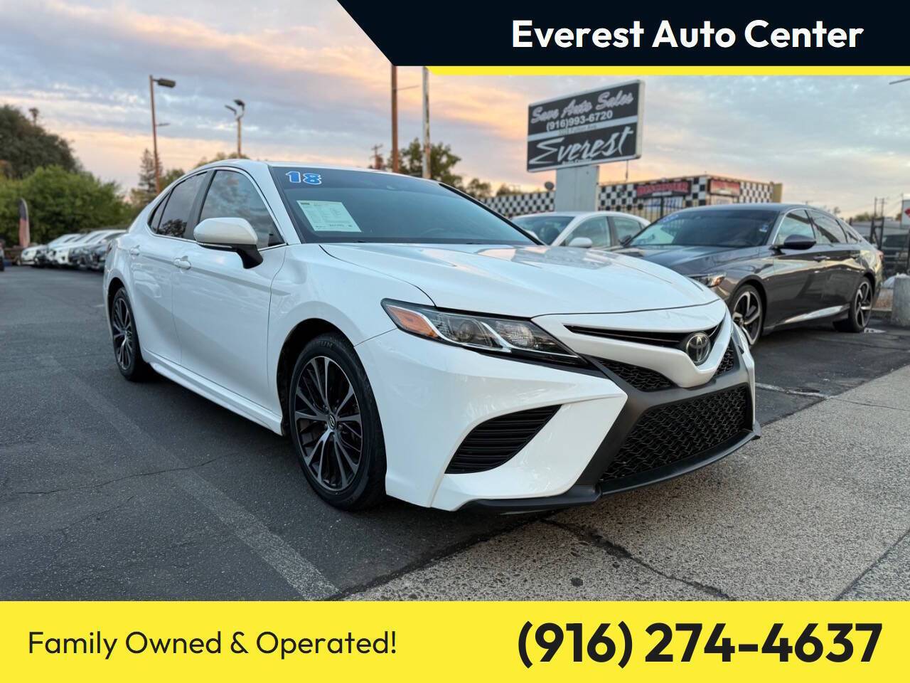 2018 Toyota Camry SE — Sedan — 81,157 mi — Sacramento, CA