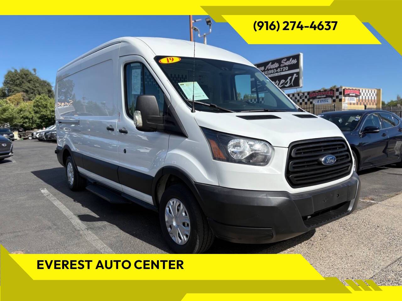 2019 Ford Transit Cargo Van T-150 — Cargo Van — 81,275 mi — Sacramento, CA