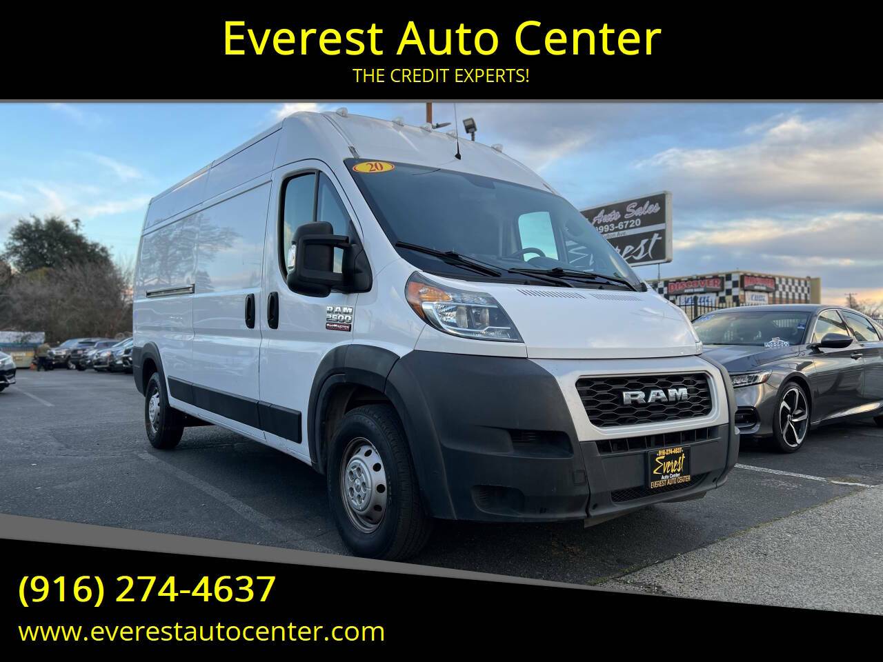 2020 Ram ProMaster Cargo Van 2500 — Cargo Van — 132,251 mi — Sacramento, CA