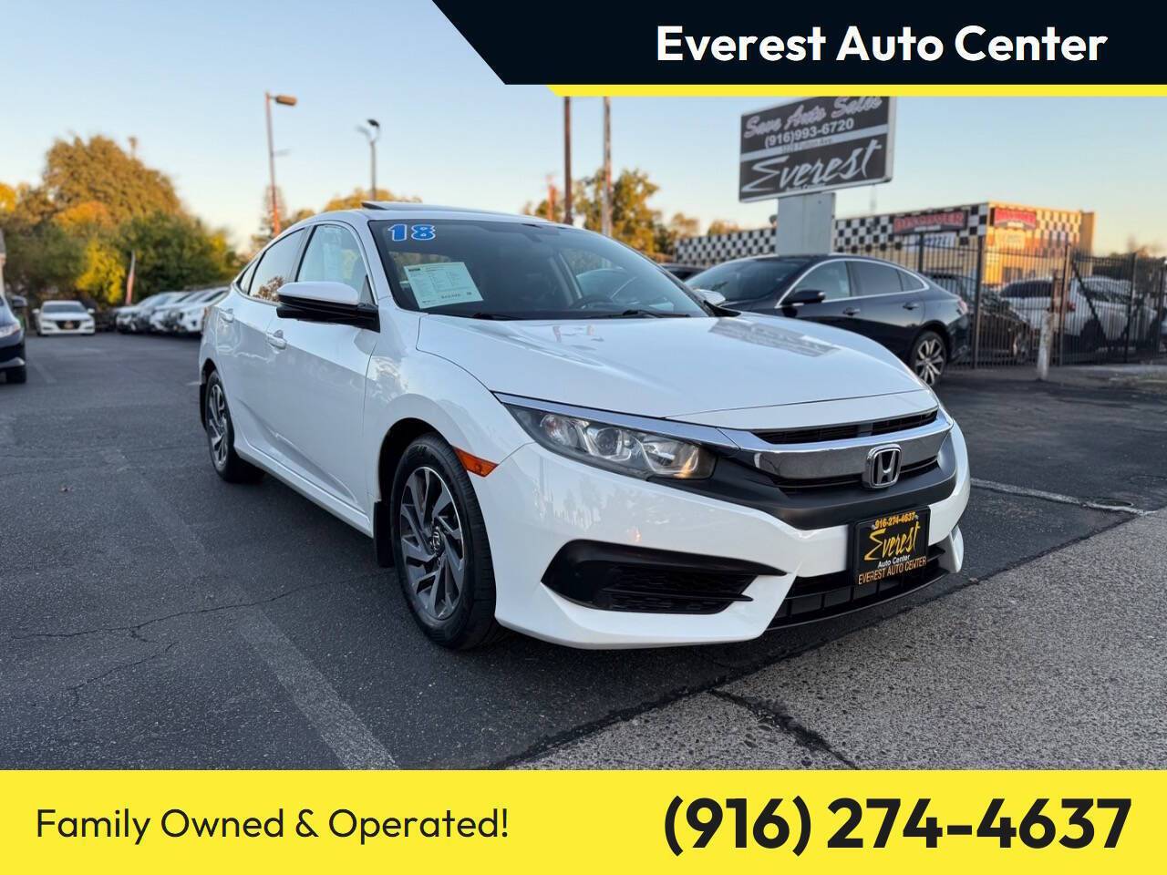 2018 Honda Civic EX — Sedan — 111,030 mi — Sacramento, CA