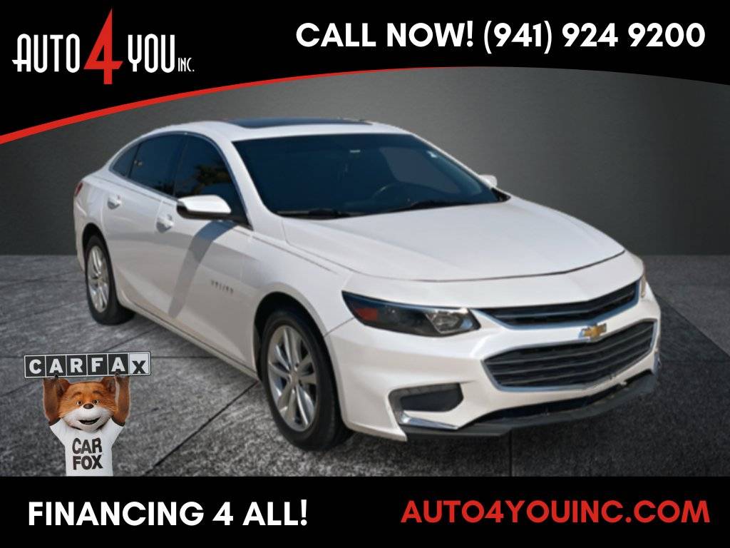 2018 Chevrolet Malibu LT — Sedan — 55,737 mi — Sarasota, FL