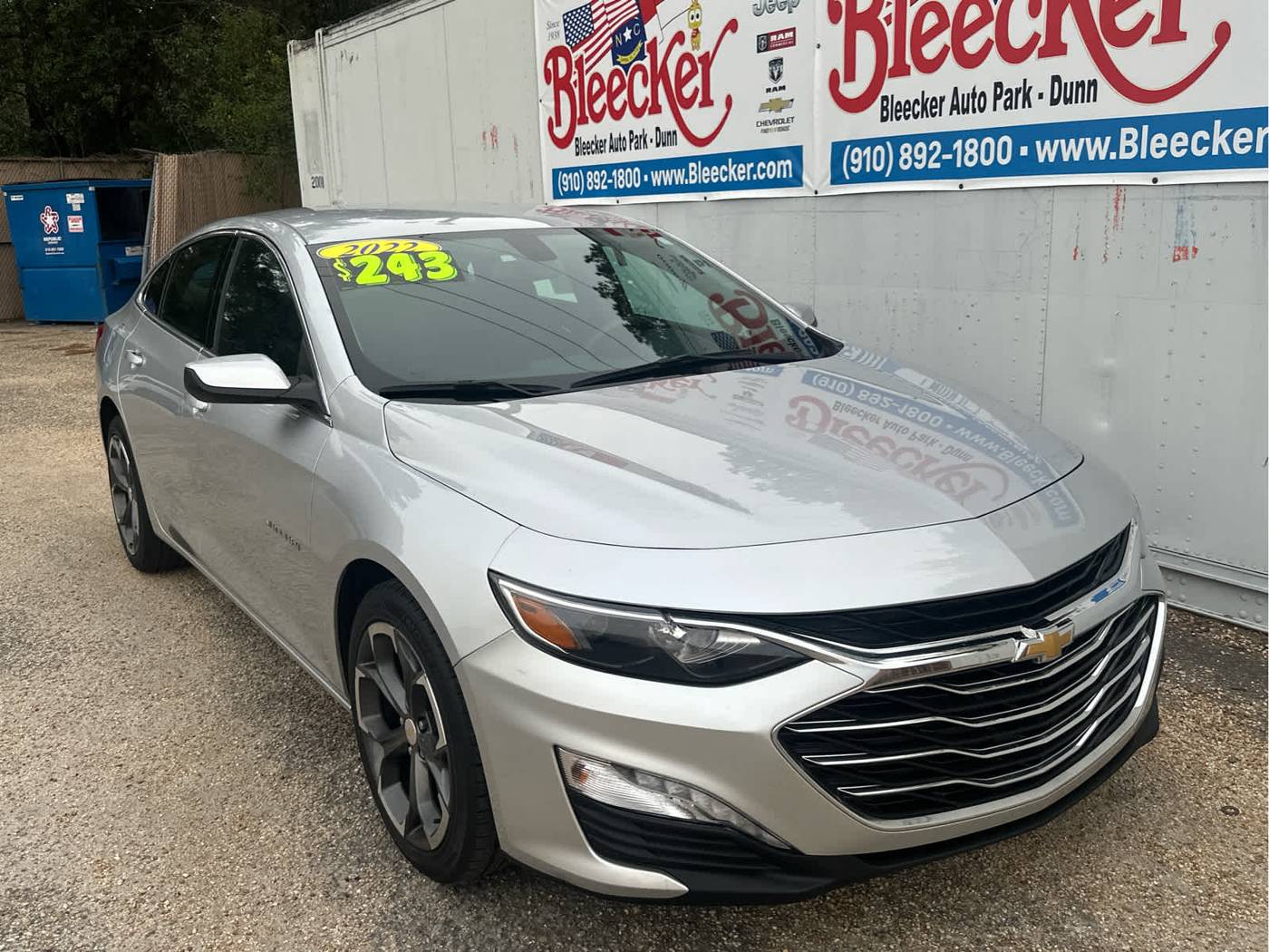 2022 Chevrolet Malibu LT — Sedan — 61,372 mi — Dunn, NC