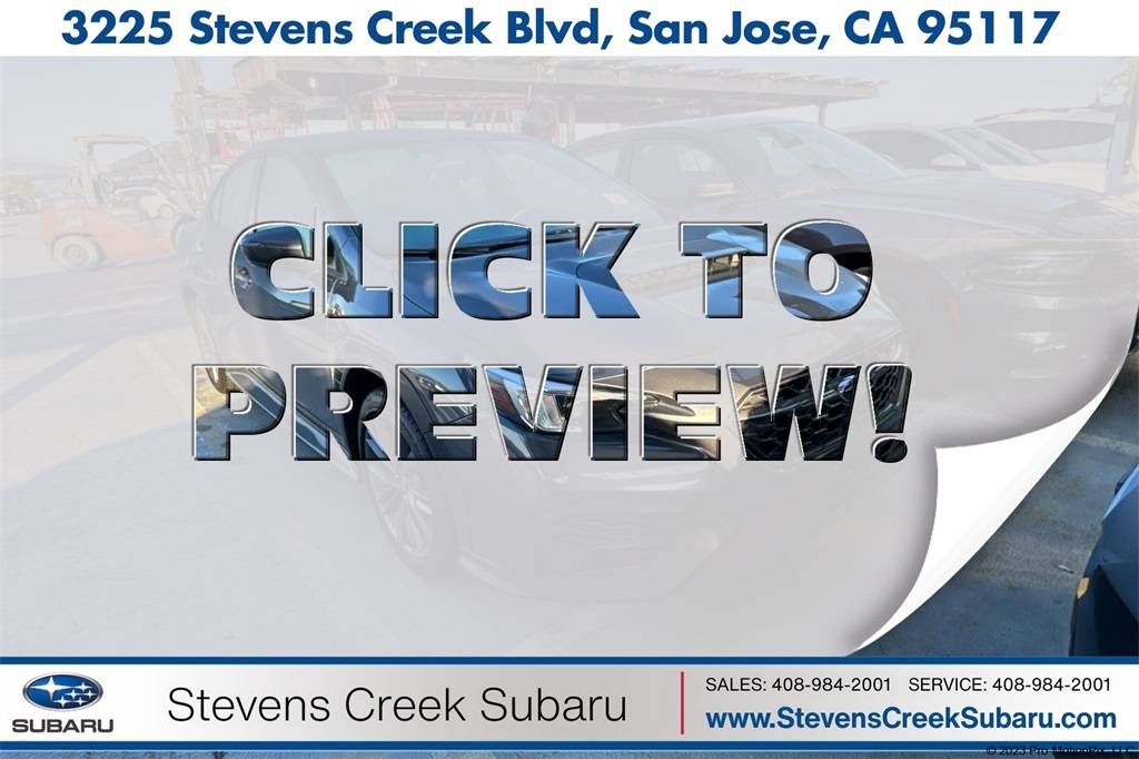 2024 Subaru WRX Standard — Sedan — 3,090 mi — San Jose, CA