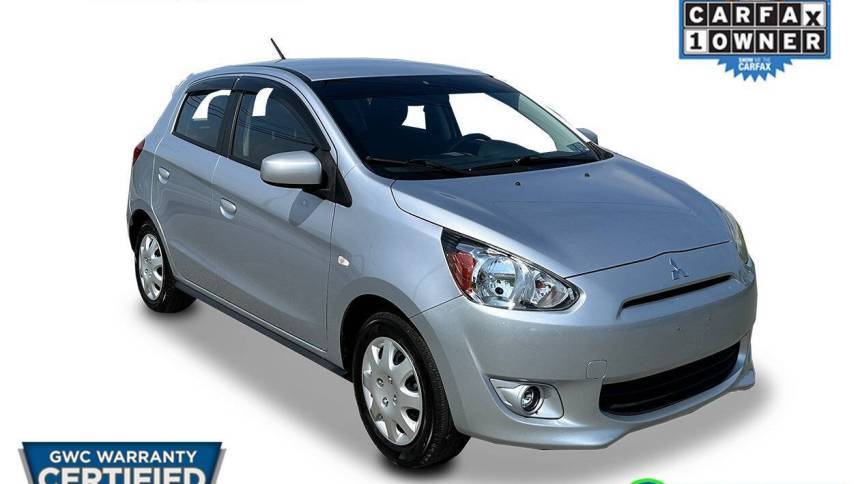 2015 Mitsubishi Mirage DE — Hatchback — 92,247 mi — Wrightsville, PA
