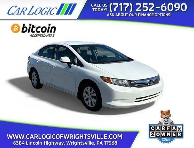 2012 Honda Civic LX — Sedan — 149,385 mi — Wrightsville, PA