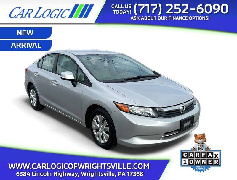 2012 Honda Civic LX — Sedan — 179,282 mi — Wrightsville, PA