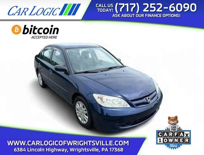 2004 Honda Civic LX — Sedan — 102,247 mi — Wrightsville, PA
