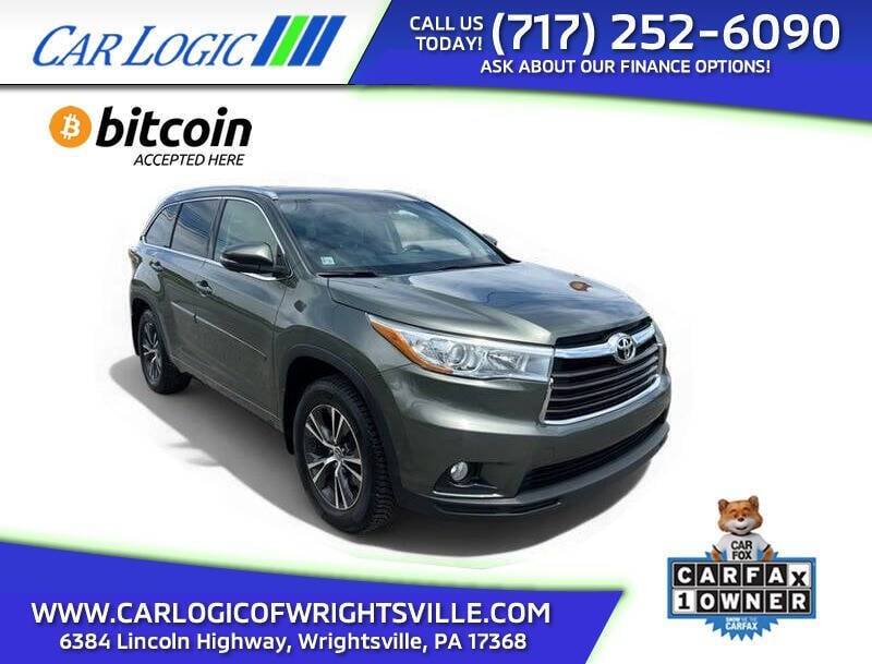 2016 Toyota Highlander XLE — SUV — 173,480 mi — Wrightsville, PA