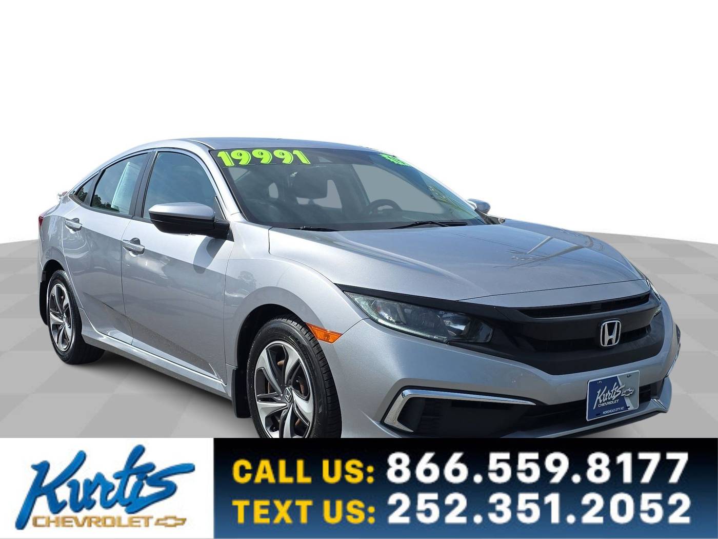 2019 Honda Civic LX — Sedan — 49,870 mi — Morehead City, NC