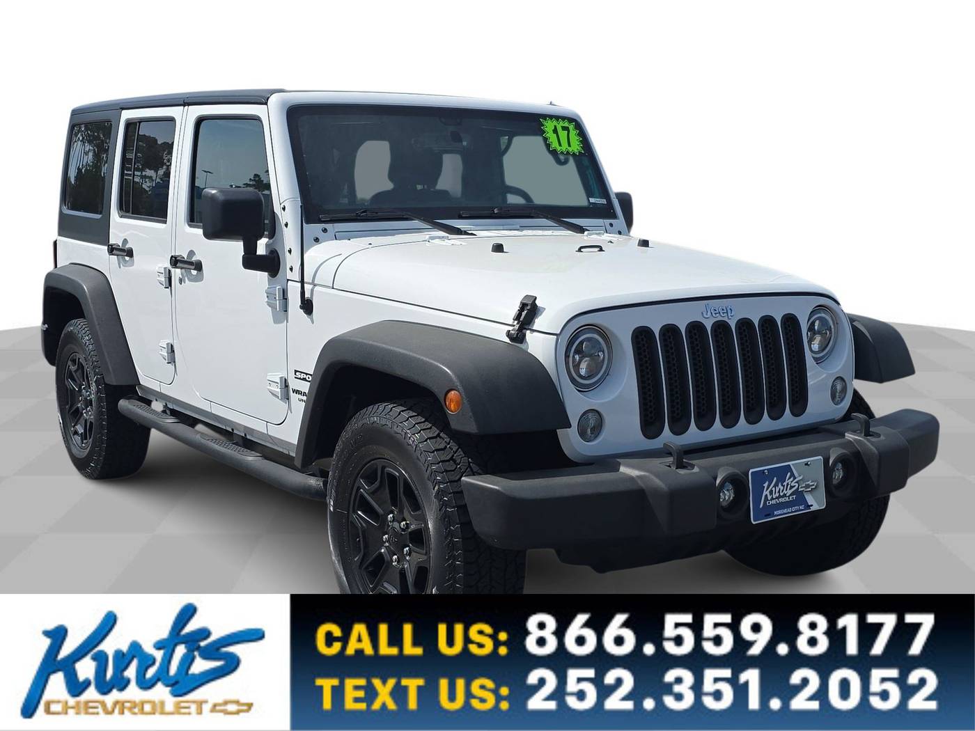 2017 Jeep Wrangler Sport — SUV — 87,003 mi — Morehead City, NC