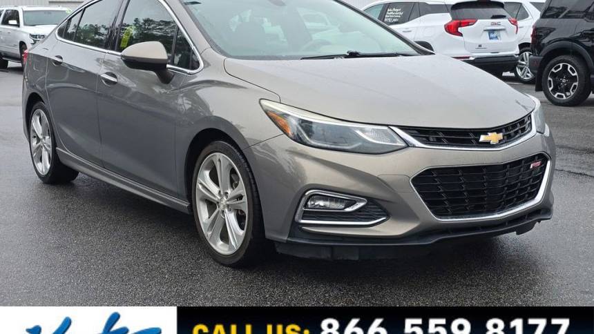 2017 Chevrolet Cruze Premier — Sedan — 83,567 mi — Morehead City, NC