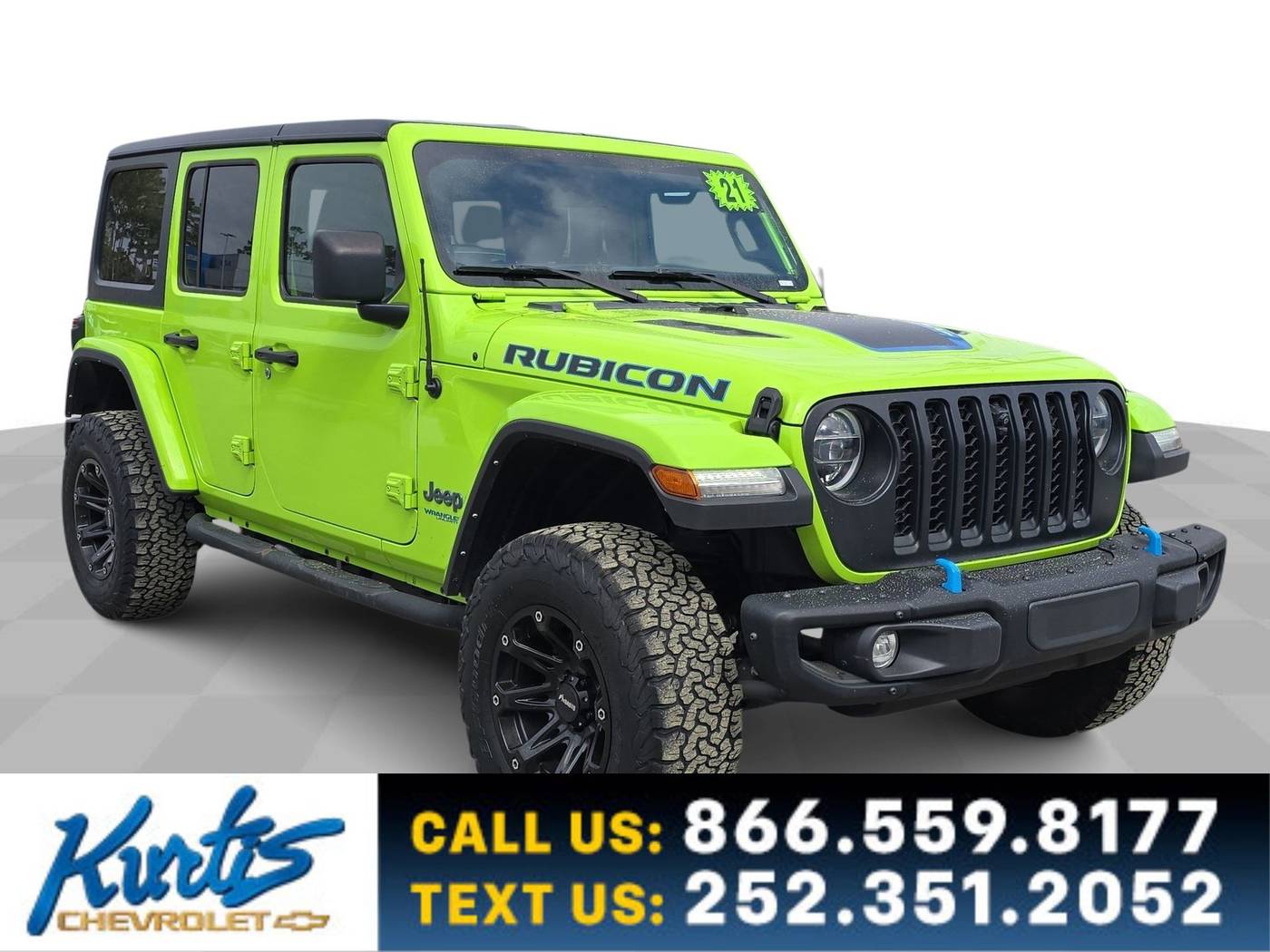 2021 Jeep Wrangler Rubicon 4xe — SUV — 32,990 mi — Morehead City, NC