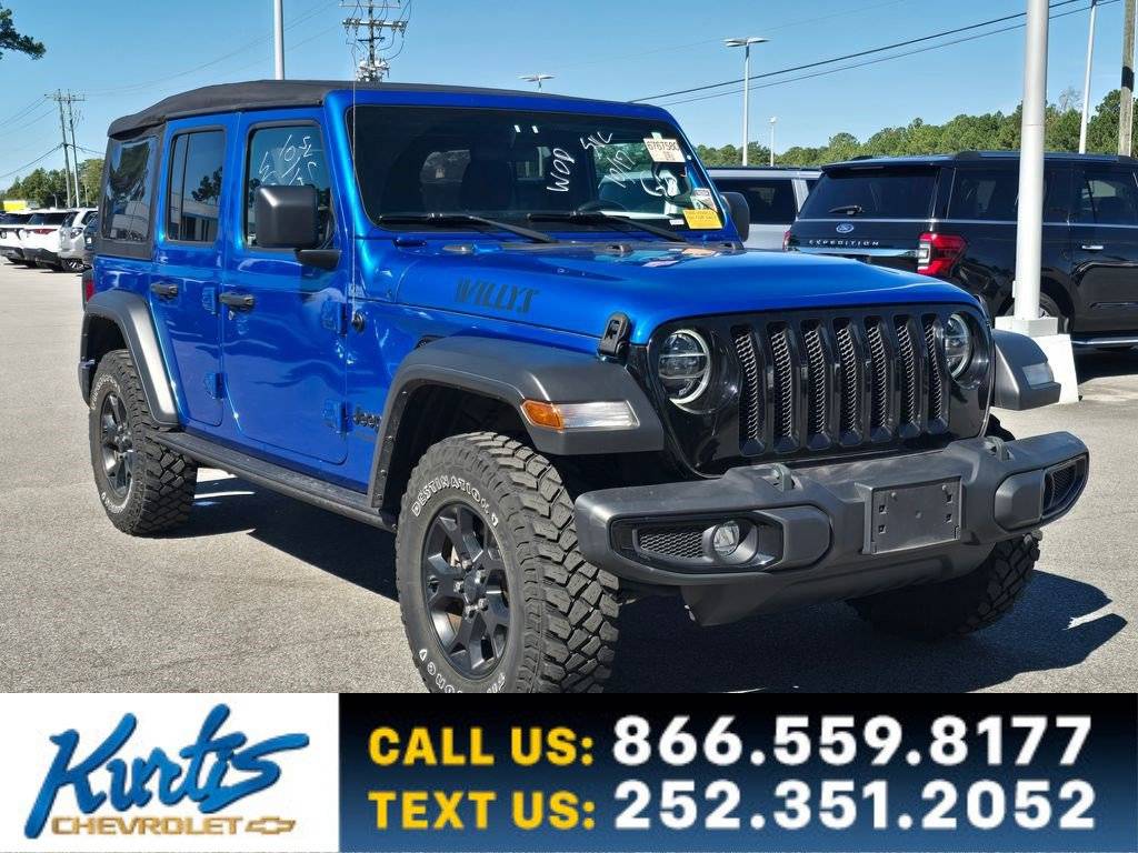 2021 Jeep Wrangler Willys — SUV — 43,057 mi — Morehead City, NC