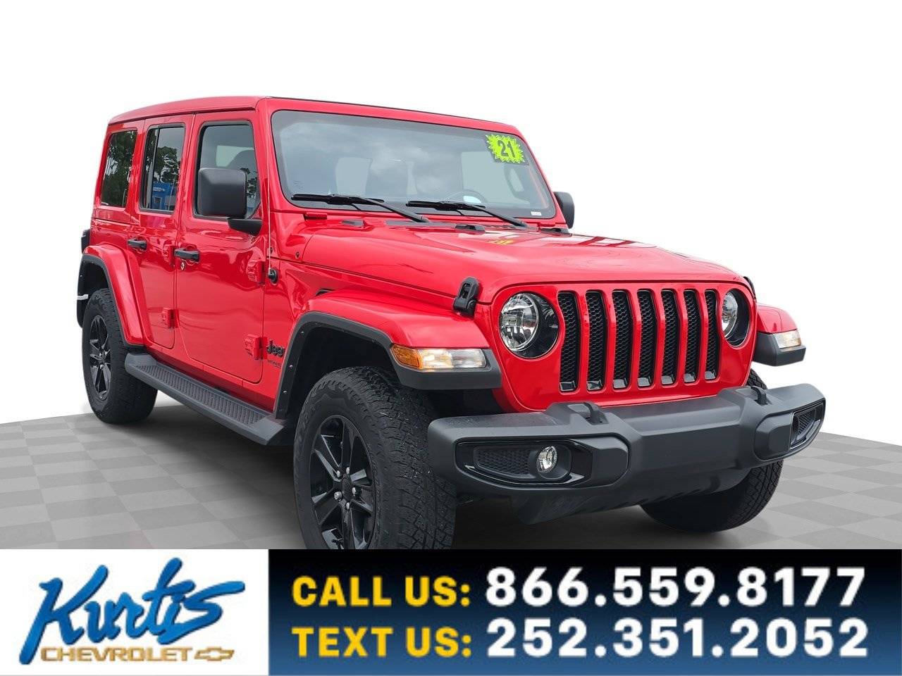2021 Jeep Wrangler Sahara Altitude — SUV — 33,409 mi — Morehead City, NC
