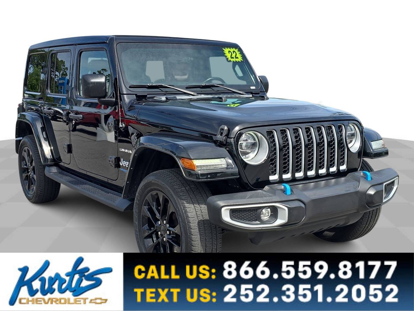 2022 Jeep Wrangler Sahara 4xe — SUV — 44,681 mi — Morehead City, NC