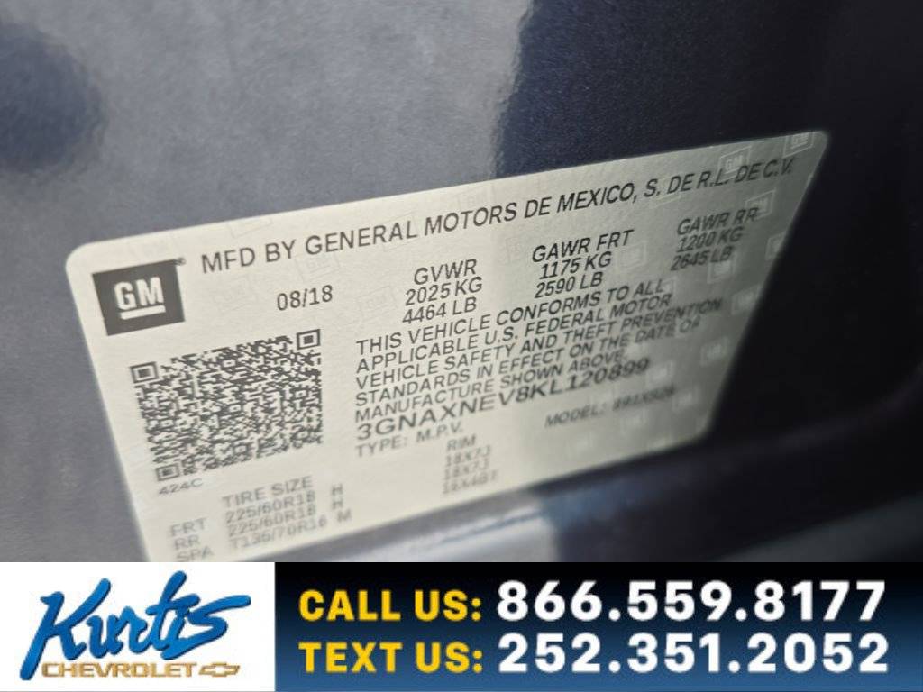 2019 Chevrolet Equinox Premier — SUV — 80,782 mi — Morehead City, NC