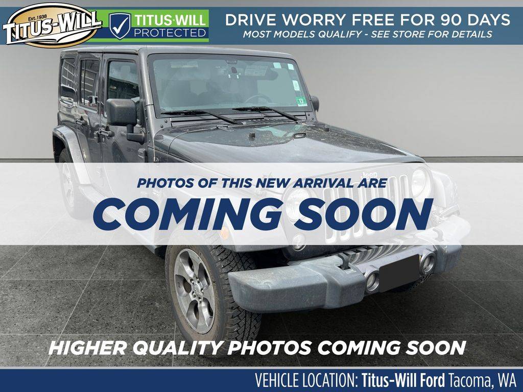 2016 Jeep Wrangler Sahara — SUV — 94,225 mi — Tacoma, WA