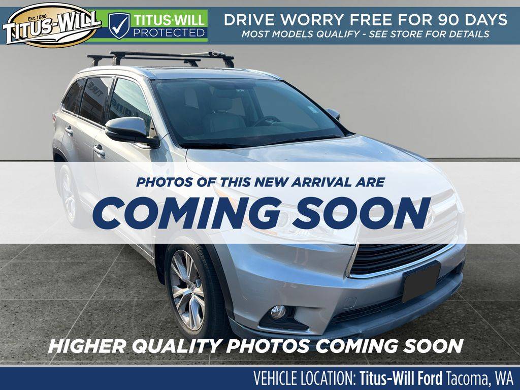 2014 Toyota Highlander XLE — SUV — 112,982 mi — Tacoma, WA