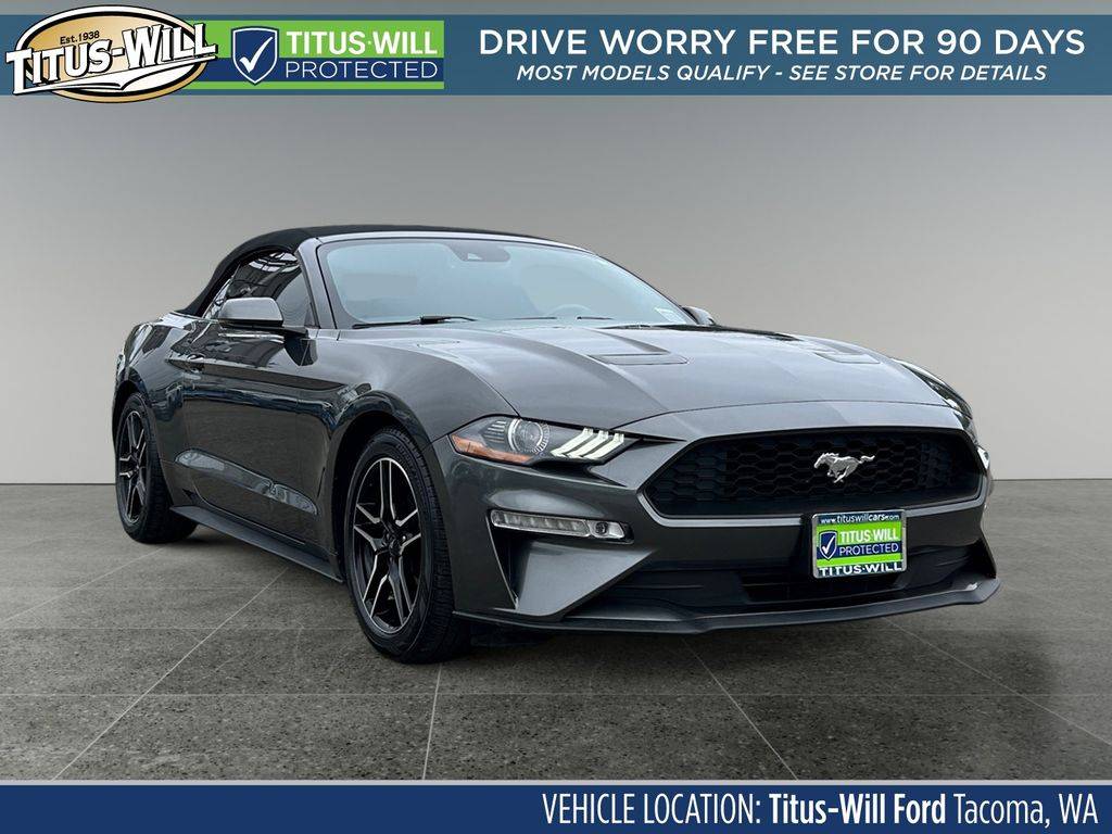 2018 Ford Mustang EcoBoost Premium — Convertible — 82,520 mi — Tacoma, WA