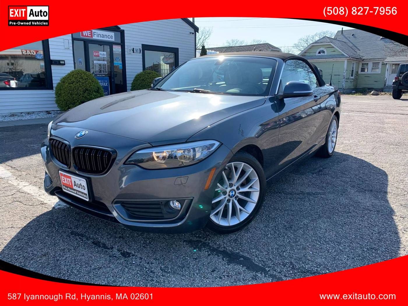 2015 BMW 2 Series 228i — Convertible — 92,243 mi — Hyannis, MA