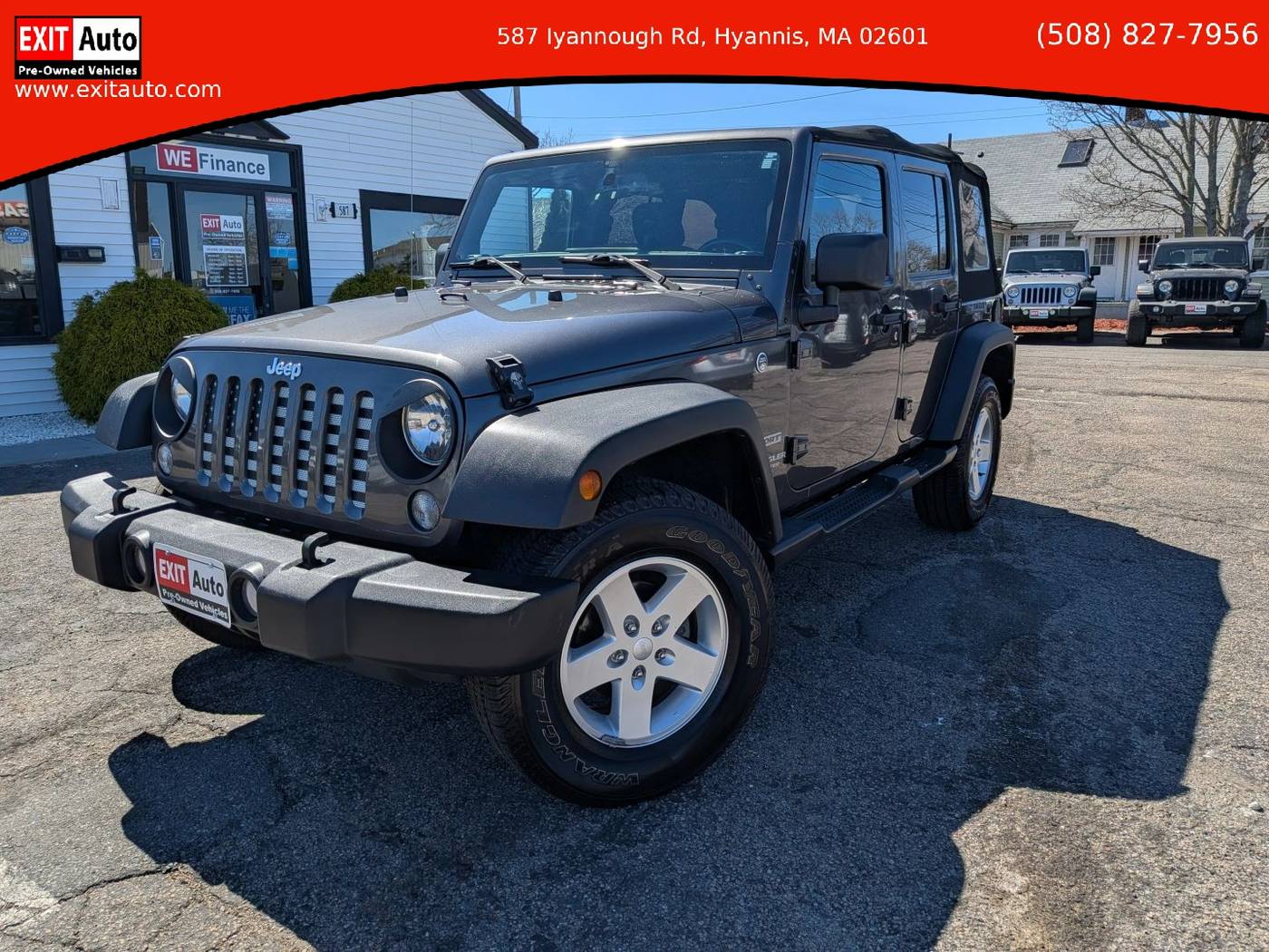 2017 Jeep Wrangler Sport — SUV — 105,876 mi — Hyannis, MA