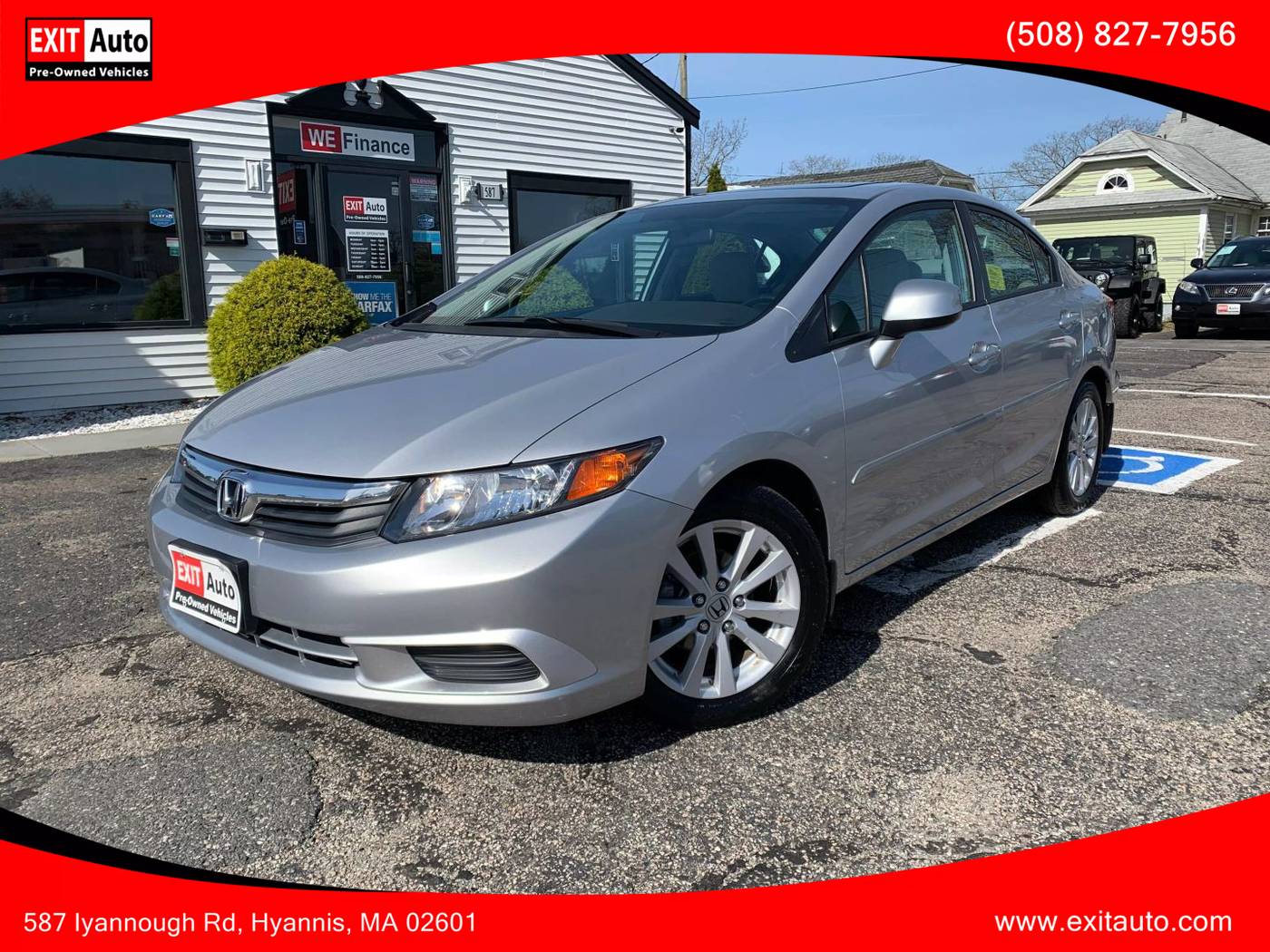 2012 Honda Civic EX-L — Sedan — 111,531 mi — Hyannis, MA