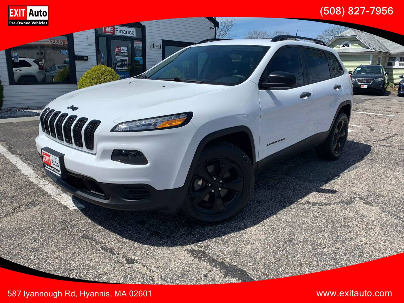 2016 Jeep Cherokee Altitude — SUV — 84,864 mi — Hyannis, MA