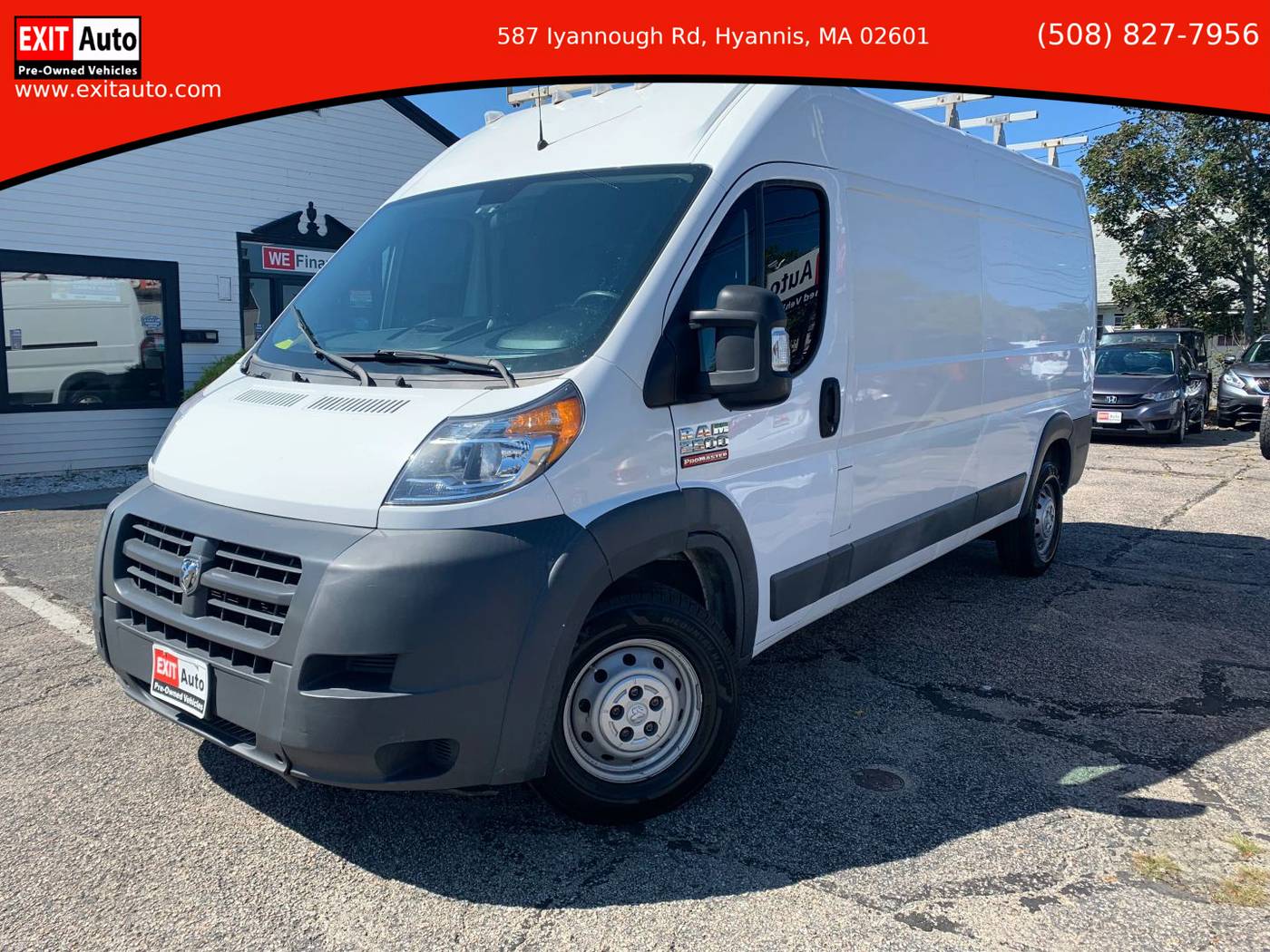 2017 Ram ProMaster Cargo Van 2500 — Cargo Van — 88,513 mi — Hyannis, MA
