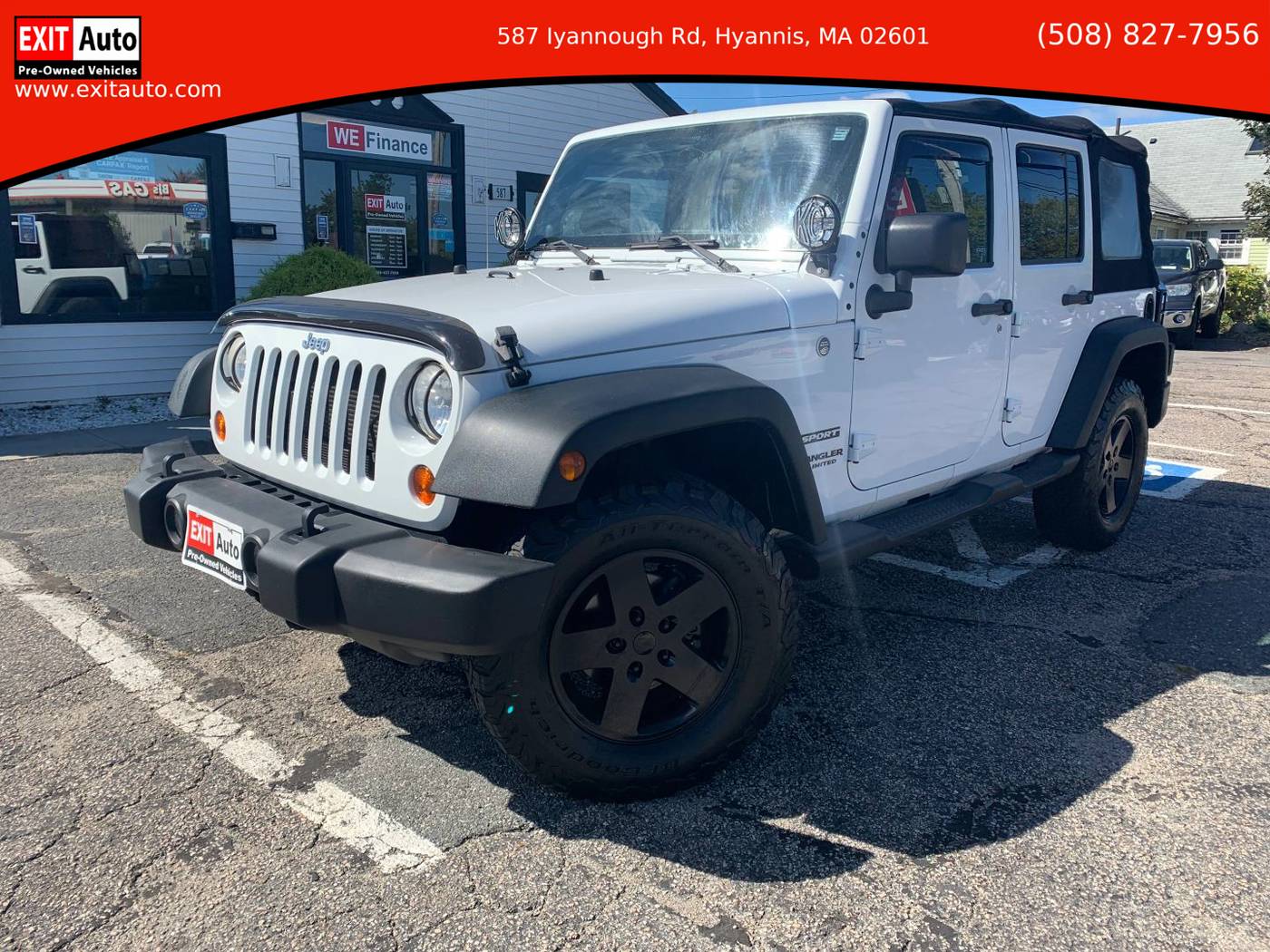 2012 Jeep Wrangler Sport — SUV — 123,567 mi — Hyannis, MA