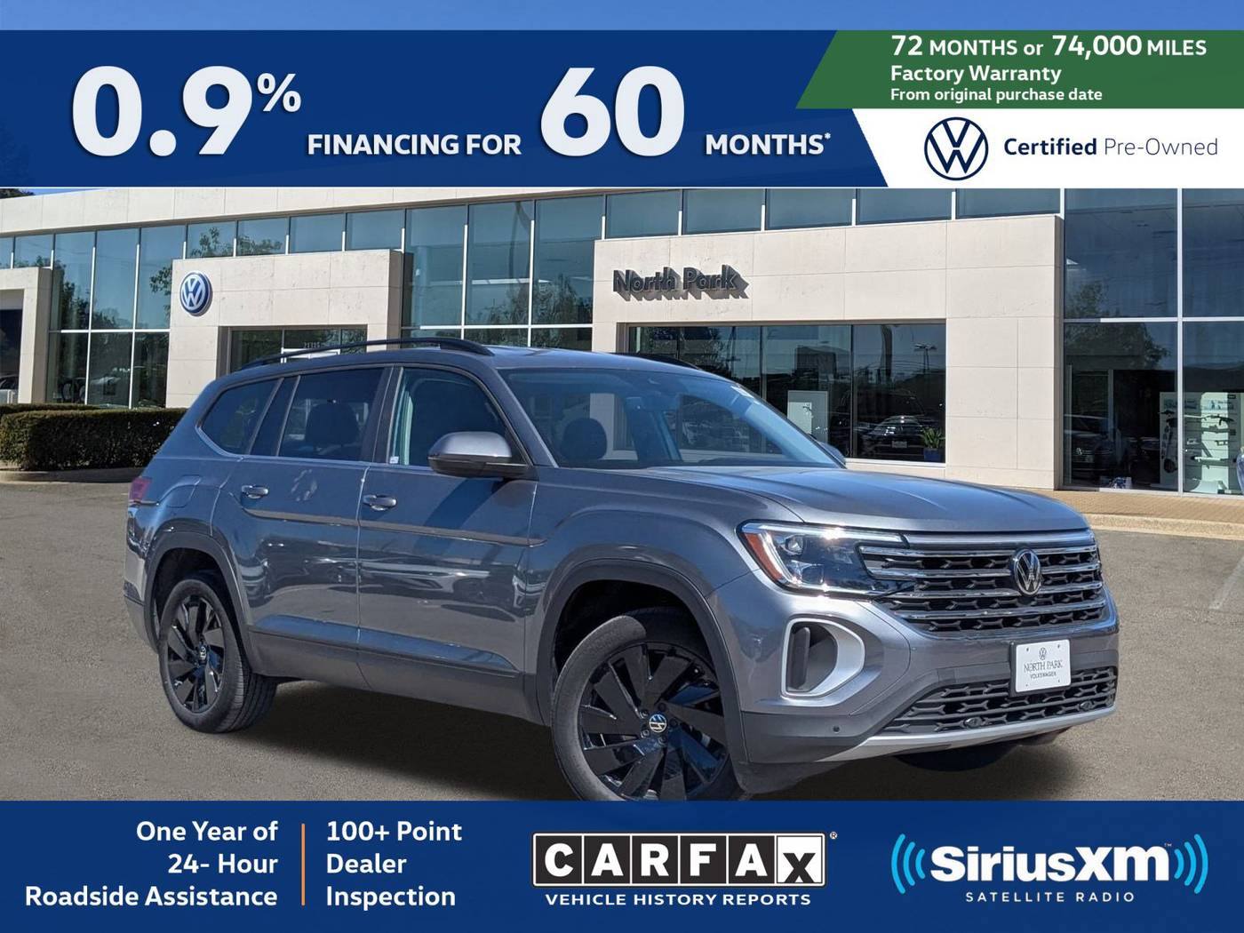 2024 Volkswagen Atlas SE with Technology — SUV — 9,988 mi — San Antonio, TX