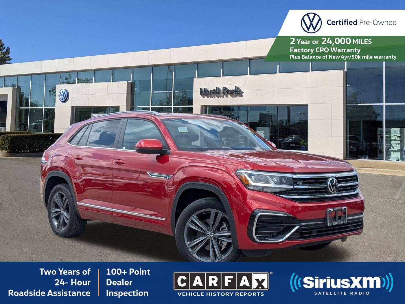 2021 Volkswagen Atlas Cross Sport SE with Technology R-Line — SUV — 33,624 mi — San Antonio, TX