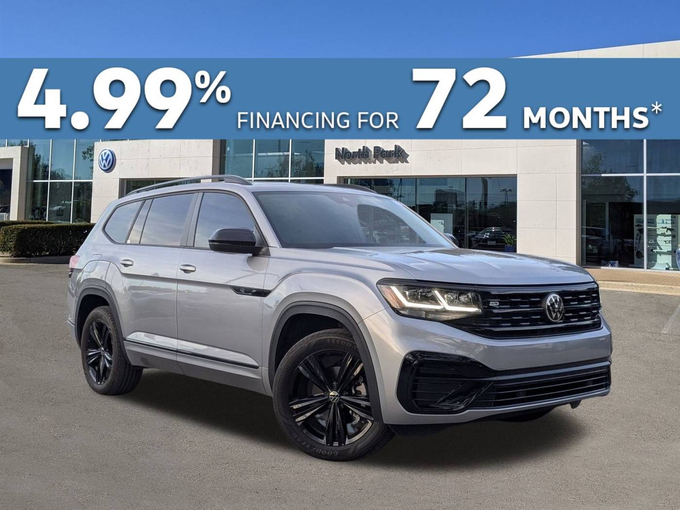 2022 Volkswagen Atlas SEL R-Line Black — SUV — 16,835 mi — San Antonio, TX