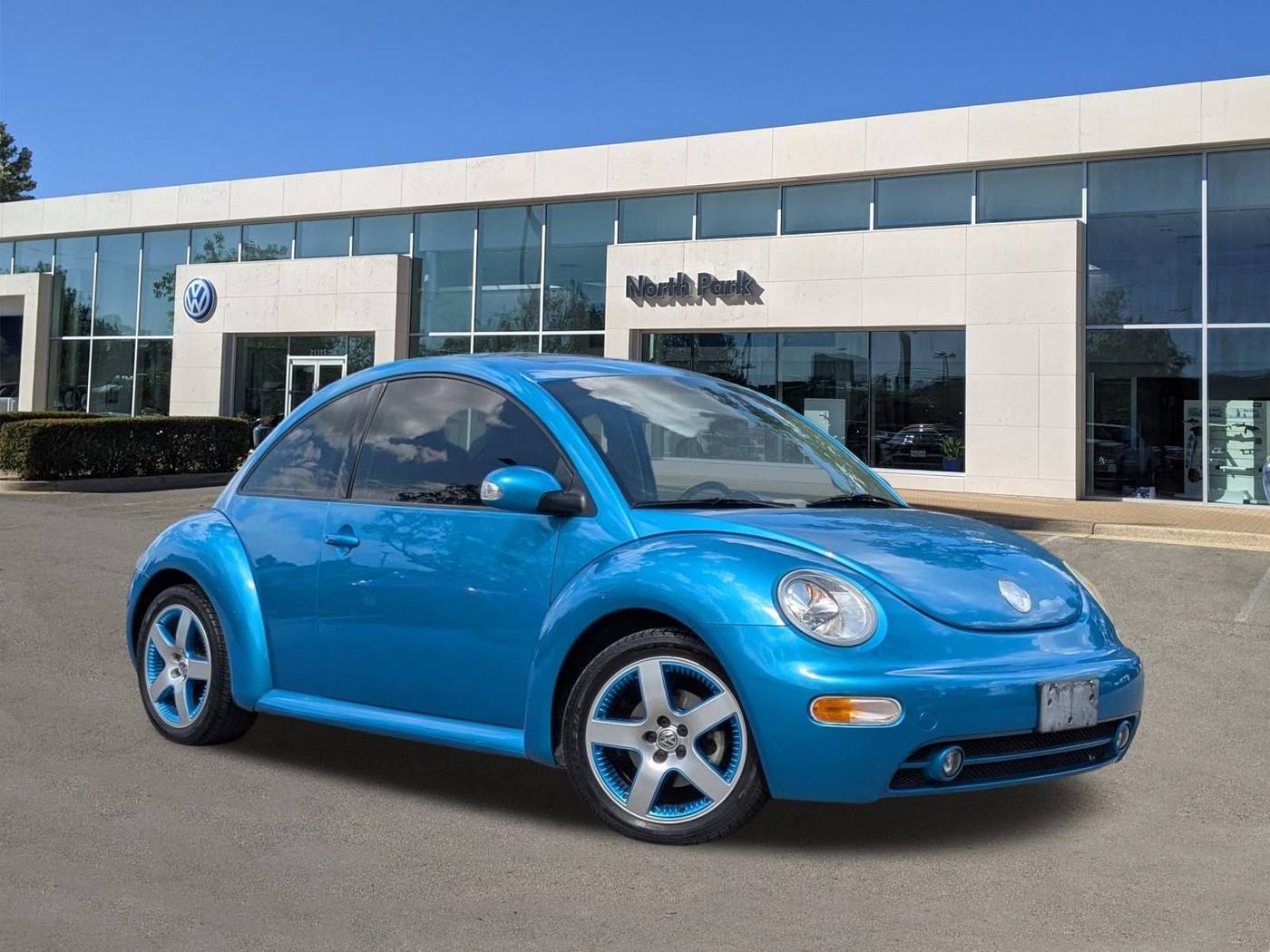 2004 Volkswagen New Beetle Satellite Blue — Hatchback — 79,994 mi — San Antonio, TX