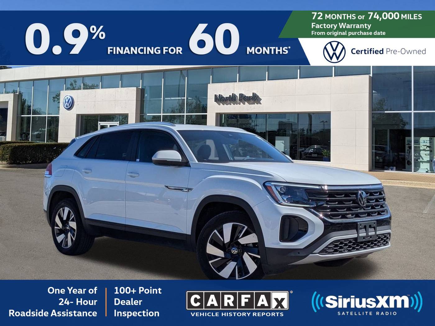 2024 Volkswagen Atlas Cross Sport SE with Technology — SUV — 4,705 mi — San Antonio, TX