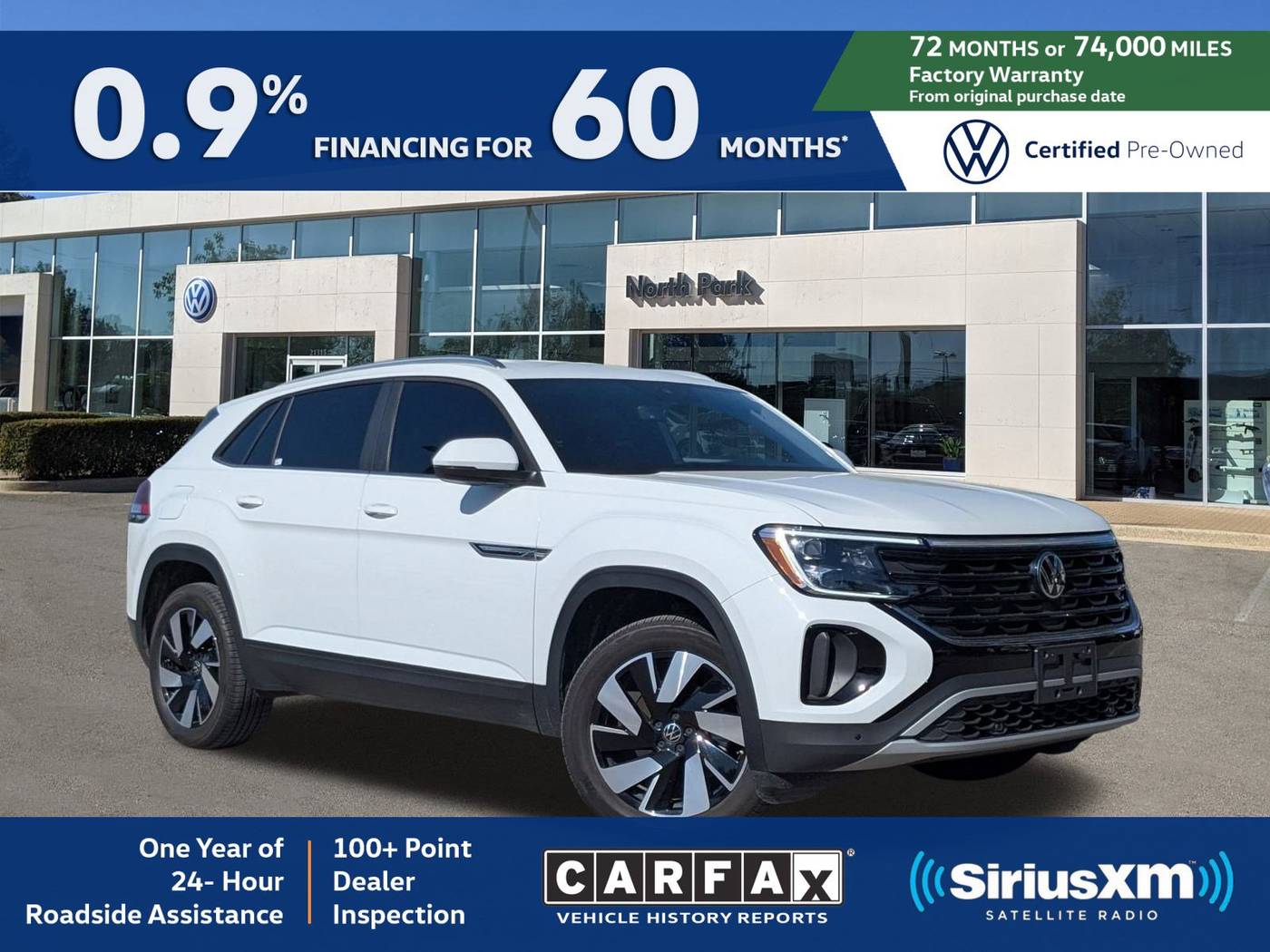 2024 Volkswagen Atlas Cross Sport SE with Technology — SUV — 9,209 mi — San Antonio, TX