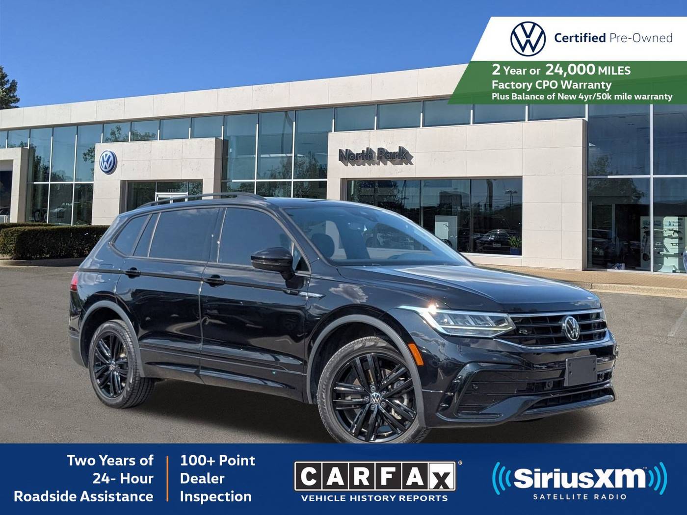 2022 Volkswagen Tiguan SE R-Line Black — SUV — 40,555 mi — San Antonio, TX