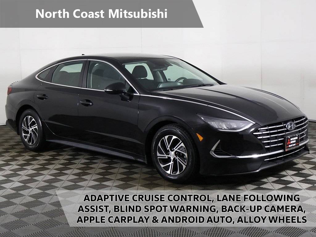 2021 Hyundai Sonata Hybrid Blue — Sedan — 49,155 mi — Akron, OH