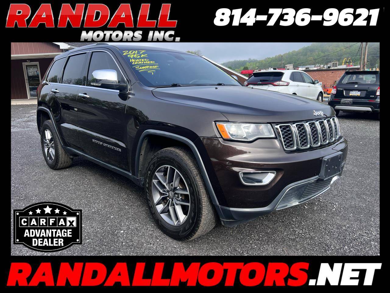 2017 Jeep Grand Cherokee Limited — SUV — 94,984 mi — Portage, PA