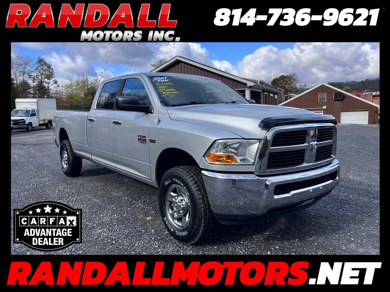2011 Ram 2500 SLT — Pickup Truck — 74,941 mi — Portage, PA