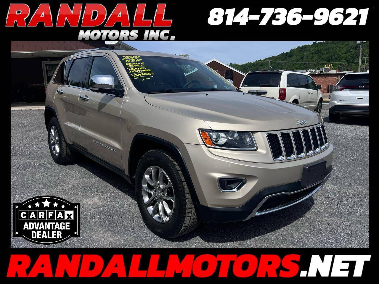 2014 Jeep Grand Cherokee Limited — SUV — 113,565 mi — Portage, PA