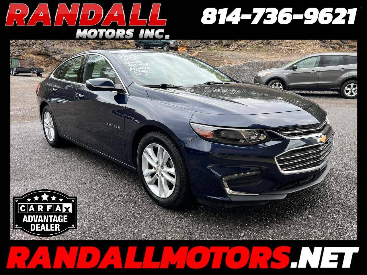 2016 Chevrolet Malibu LT — Sedan — 85,839 mi — Portage, PA