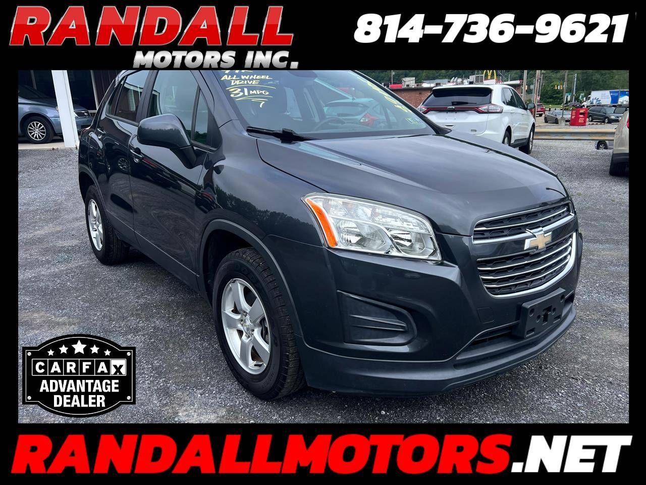 2016 Chevrolet Trax LS — SUV — 94,645 mi — Portage, PA