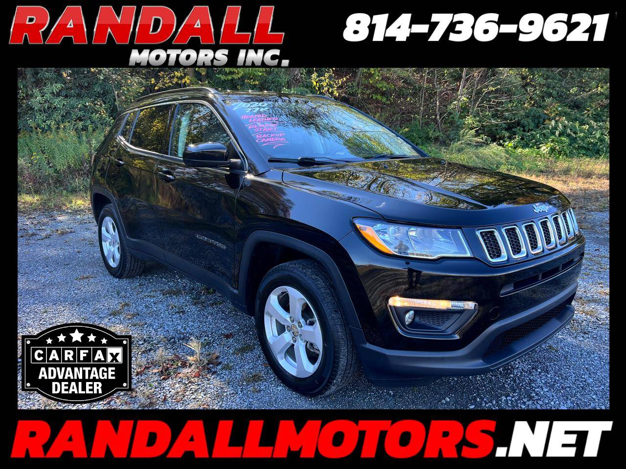 2020 Jeep Compass Latitude — SUV — 77,052 mi — Portage, PA