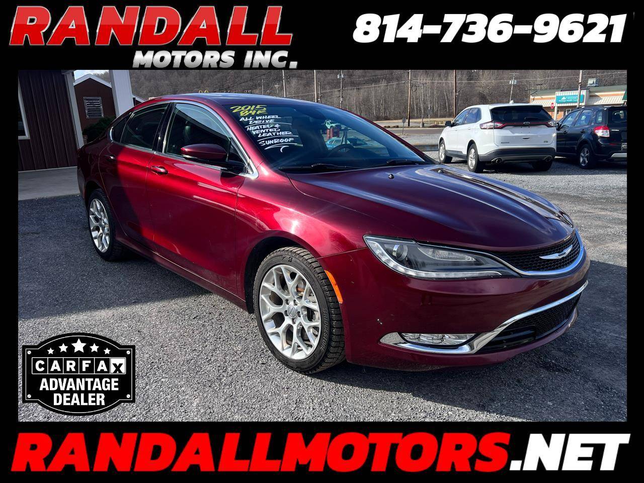2015 Chrysler 200 C — Sedan — 84,135 mi — Portage, PA