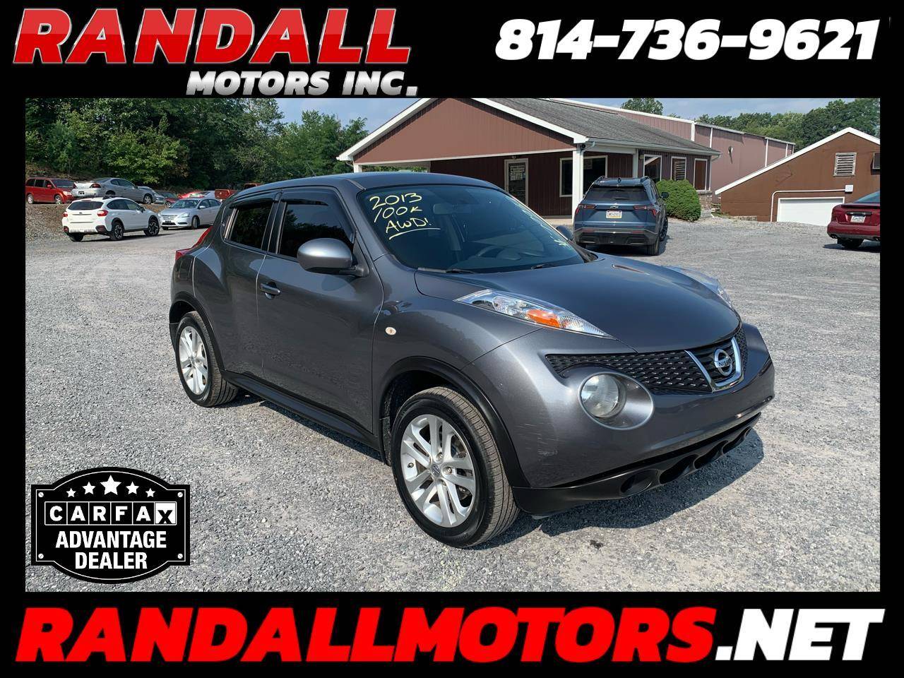 2013 Nissan JUKE S — SUV — 100,230 mi — Portage, PA